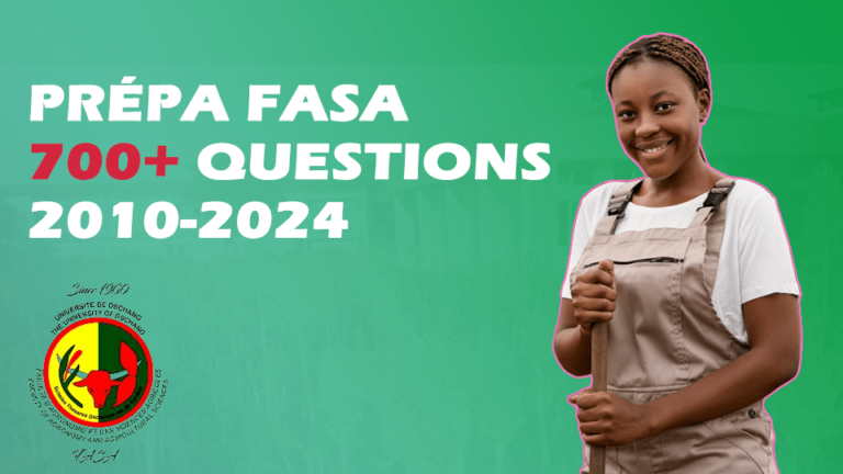 Préparation Concour de la Faculté d’Agronomie et des Sciences Agricoles, Plus de 700 questions couvrants les 10 dernières éditions.